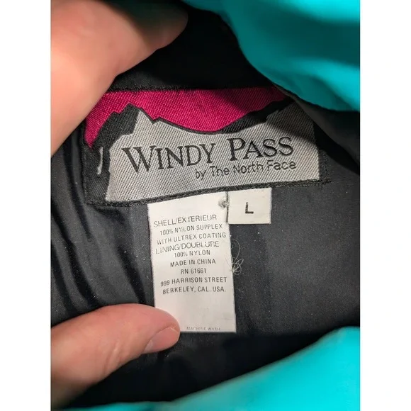 The North Face Vintage‎ Windy Pass Mens L Ultrex Hooded Jacket Waterproof - Picture 3 of 10